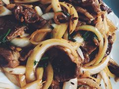 葱爆羊肉-域乐楼清真饭庄(华北路店)