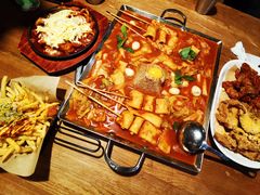 鱼饼火山炒年糕-包装马车·韩国料理·포장마차