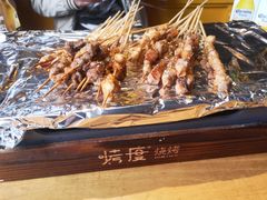 -路边摊小炉子烧烤