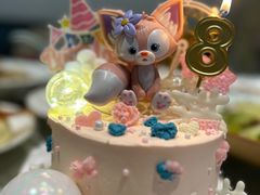 -咖咖熊蛋糕定制·英国蓝风车动物性淡奶油