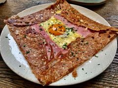 巴黎火腿鸡蛋芝士蘑菇可丽饼-RAC BAR(安福路店)