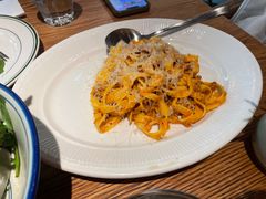 意大利宽面配猪肉香肠-La Strada(安福路店)