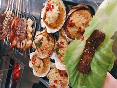 牛肉串外焦里嫩-遇西祠·海鲜烧烤(总店)