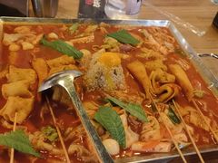 鱼饼火山炒年糕-包装马车·韩国料理·포장마차