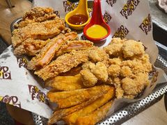 馋嘴炸鸡拼盘-犟牛家·榴莲烤肉(五棵松店)