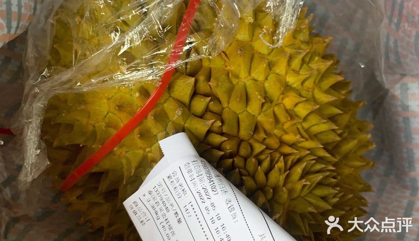 盒马榴莲盲盒下车