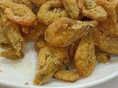 干炸海白虾-金丝饭庄(金丝新天地保障性住宅小区店)