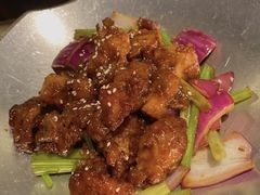 雪花糖醋里脊-绿茶餐厅(布吉万象汇店)