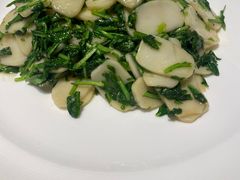 荠菜炒年糕-钱塘花园·宁波菜