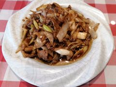 葱爆羊肉-南来顺饭庄·清真(南菜园店)