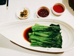 白灼广东菜心-翡翠小城·海鲜豆捞·广式点心(老佛爷店)