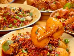 -拈签一笑黄牛肉辣卤串串