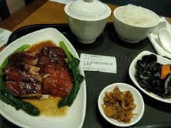 黄金脆皮烧鸭饭-百事佳烧鸭牛腩(上海虹桥站店)