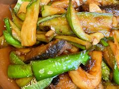甜晒鲅鱼茄子煲-KŌNG胶东小馆(华熙店)