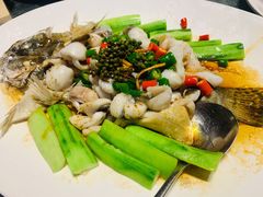 鲜花椒蒸桂花鲈-猪肉婆私房菜(容桂总店)
