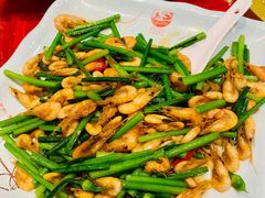 韭菜花炒河虾仔-抱德·潮汕味(敦和店原惠城鱼仔)