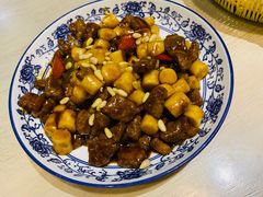 松子牛肉炒年糕-兔爸私家小厨(新北万达店)