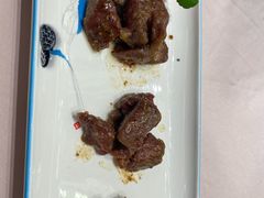 烹汁牛肉粒-上海老饭店(北京分店)