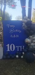 -宝宝百日宴周岁生日派对气球布置策划