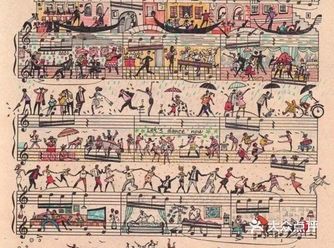 当插画师遇上五线谱，演绎什么叫作跳动的音符