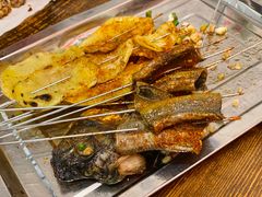 烤鳝鱼-野火鲜货烧烤(河边小院店)
