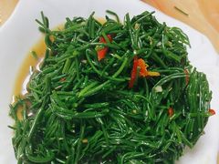 炝拌沙葱-苏莱特色牛骨滩羊手抓馆(长城东街总店)