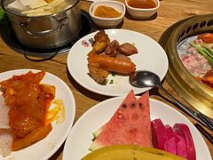 -韩京炭火烤肉自助料理(柯桥万达店)