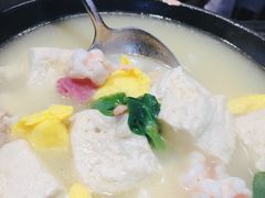 上汤炖蛋饺柴锅豆腐-到家尝北京菜(西坝河店)