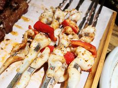 烤鸟贝-潮庭·大连海鲜·炭火烧烤·扇贝王(大连店)