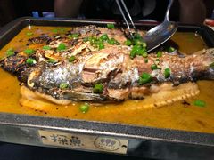 鲜青椒烤鱼-探鱼·鲜青椒爽麻烤鱼(天河优托邦店)