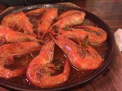 铁板爆香柠檬虾-小川洋风料理(汉街店)
