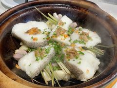 陈年菜脯啫鳕鱼-鲜潮里·粤式大排档