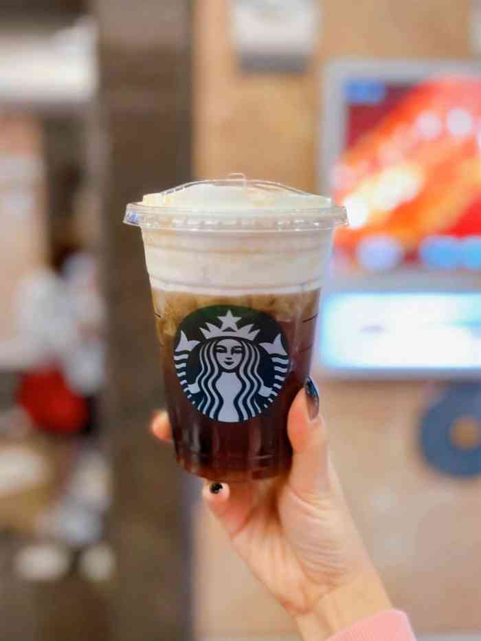 星巴克(杭州湖滨银泰c区店)-"「杨枝甘露星冰乐」 味道还可以,但是太.