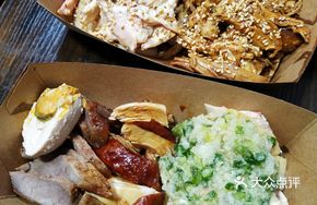 Shredded Chicken with Oil Chicken Rice