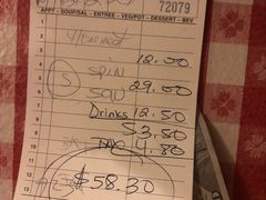 账单-Lombardi's Pizza