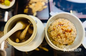 Black Fungus and Mushroom Pork Patty Rice