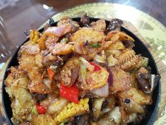 炕锅羊肉-聚雅美食
