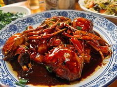 毛蟹炒年糕-弘德楼·自家菜园(朱家角古镇店)