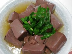 韭菜扒猪红-赏点粤式点心(广州塔店)