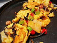 鸡枞菌炒年糕-狮王府淮扬菜(新街口友谊店)