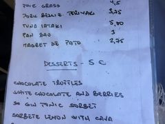 菜单-De locos tapas