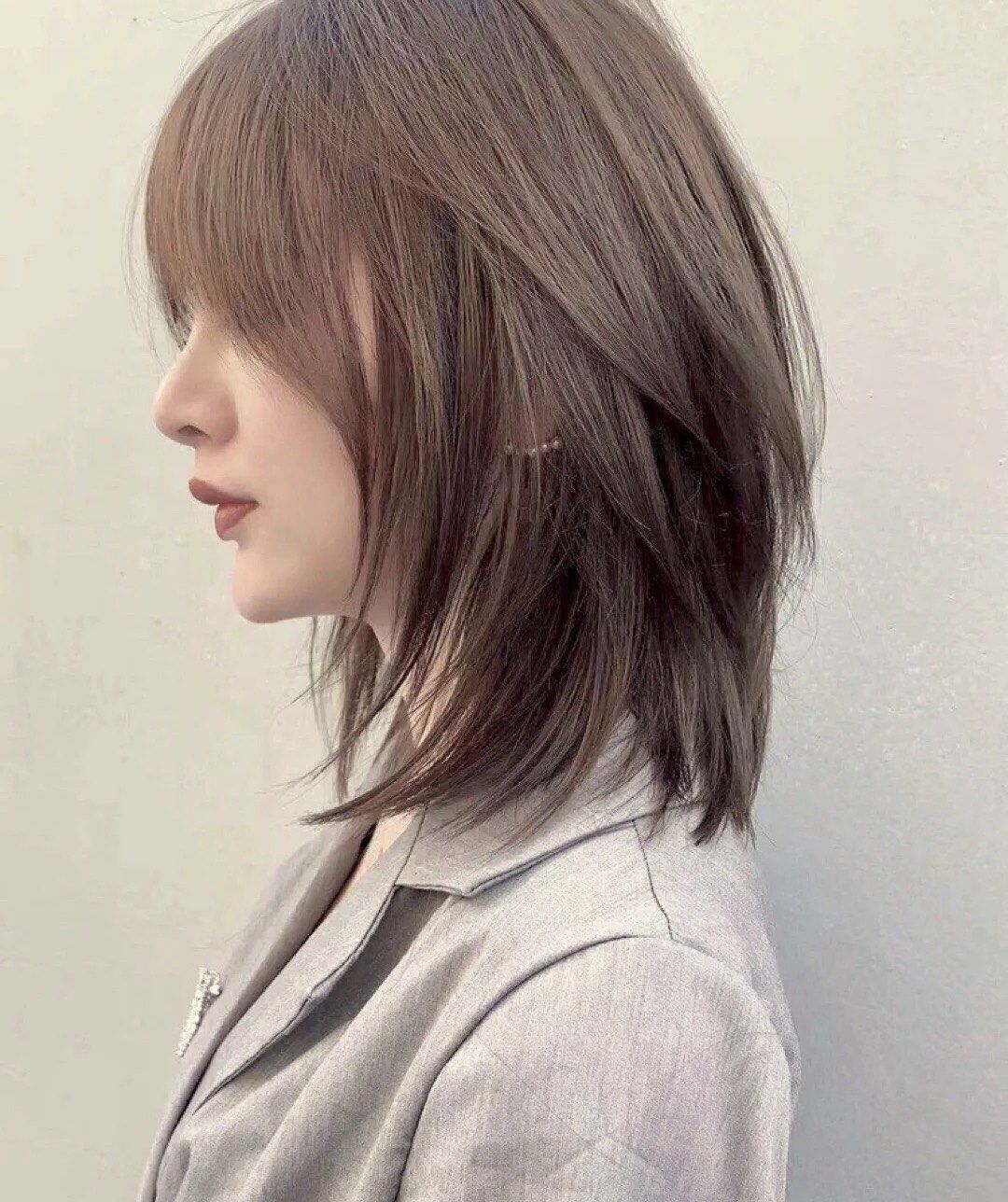 又飒款层次短发锁骨发!