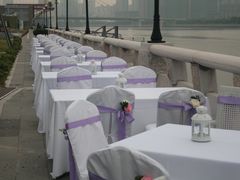 西式婚礼现场布置2-琶醍壹号•潮菜江景餐吧