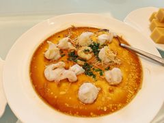 瑶柱虾仁炖蛋-燕春园中餐厅-北大博雅国际酒店