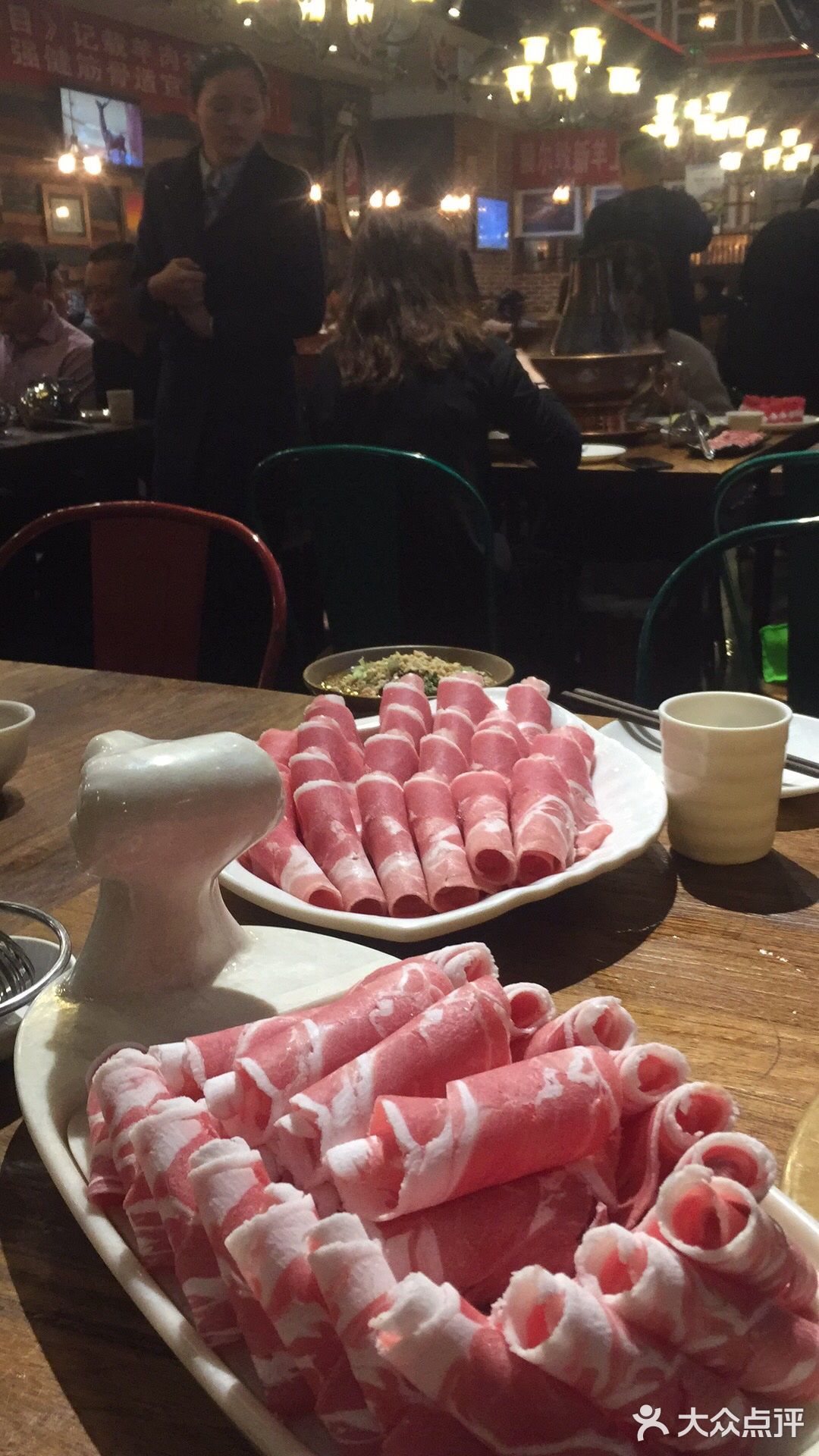生菜烫了沾着麻将太好吃了！