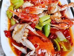 辣炒花蟹-四川小胡子海鲜(丁村万人海鲜广场店)