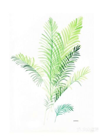 她把春天的样子画在了纸上