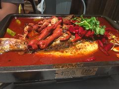 -探鱼·鲜青椒爽麻烤鱼(天河优托邦店)