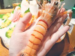 鳌虾刺身-九井澤精致料理(金茂店)