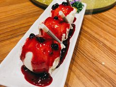 蓝莓山药泥-食欲老院子荆芥疙瘩汤(经五路店)